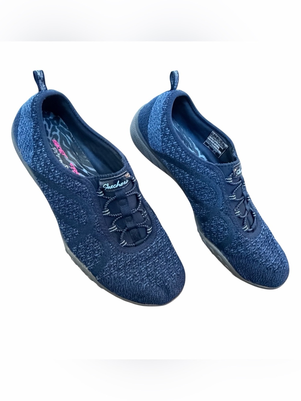 Skechers Slip-On Navy Blue Casual Sneakers Women’s Size 10 - Picture 2 of 9